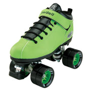 Riedell Dart Green Indoor Speed Derby Quad Roller Skates - Lucky Skates