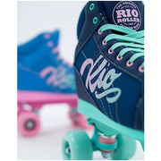 Rio Roller Lumina Navy Green Roller Skates - Lucky Skates