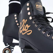 Rio Roller Rose Black Roller Skates - Lucky Skates