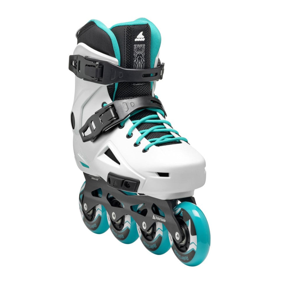 Rollerblade Lightning 80 Womens Inline Urban Skates Teal White - Lucky Skates