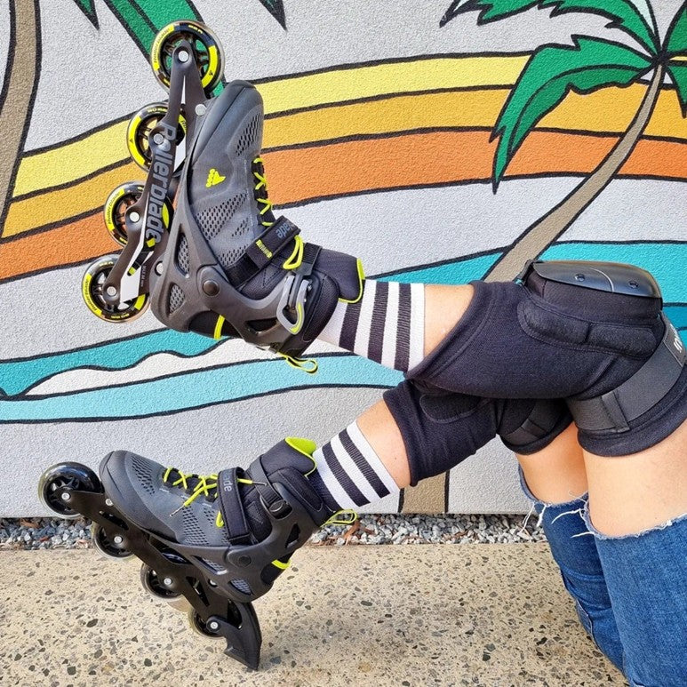 Rollerblade Macroblade 80 Black/Lime Inline Skates - Lucky Skates