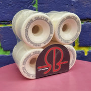 Rollerbones Art Elite Indoor Roller Skate Off White Wheels 62mm 103A - 8 Pack - Lucky Skates