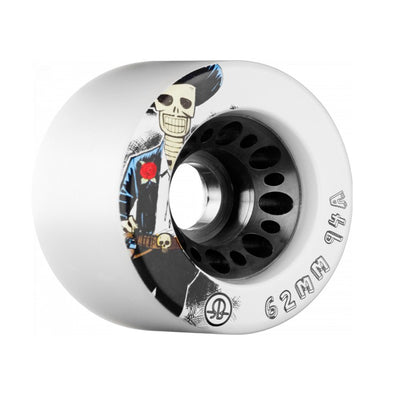 Rollerbones Day of the Dead Wheels White 94A - 4 pack