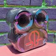 Rollerbones Miami Black Outdoor Roller Skate Wheels 65mm 80A - 8 Pack - Lucky Skates