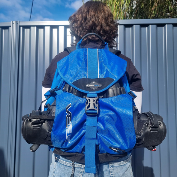 Seba Small Skate Blue Backpack