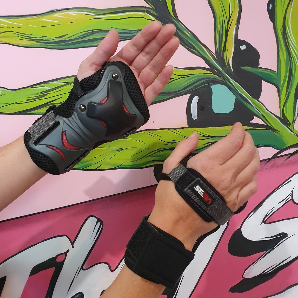 Seba Skate Wrist Guards Black - Lucky Skates