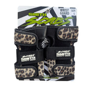 Smith Scabs Wrist Guards Brown Leopard Print - Lucky Skates
