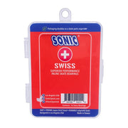 Sonic Swiss Skate Bearings Black - 16 Pack - Lucky Skates