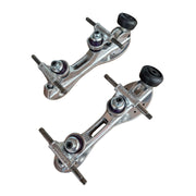 Sure-Grip Avanti Aluminium Roller Skate Plate Chrome Silver - Lucky Skates