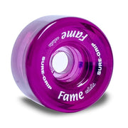 Sure-Grip Fame Clear Artistic Indoor Roller Skate Wheels - 4 Pack - Lucky Skates