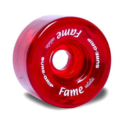 Sure-Grip Fame Clear Artistic Indoor Roller Skate Wheels - 4 Pack - Lucky Skates