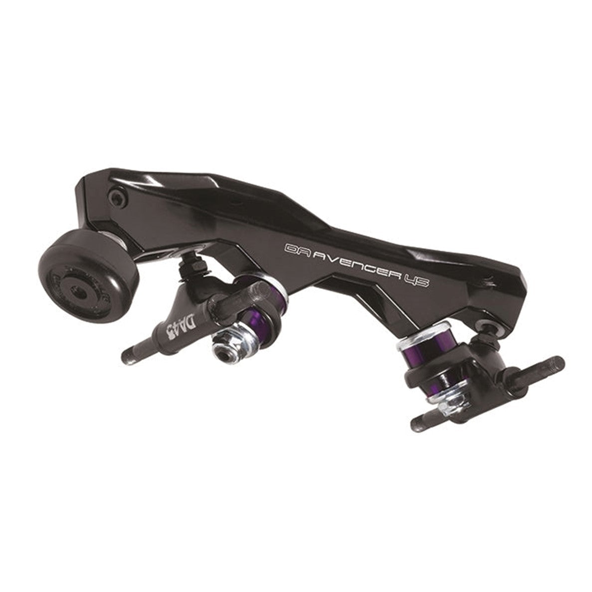 Sure-Grip Avenger Aluminium Black Roller Skate Plate - Lucky Skates