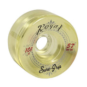 Sure-Grip Royal Gold Indoor Roller Skate Artistic Wheels - 8 Pack - Lucky Skates