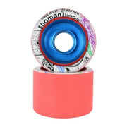 Sure-Grip Shaman Alloy Indoor Roller Skates Wheels Red - 8 Pack - Lucky Skates