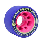 Sure-Grip Titan Indoor Roller Skate Wheels Purple/Pink - 4 Pack - Lucky Skates