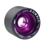Sure-Grip Zombie Alloy Indoor Roller Skate Wheels Max Black/Purple - 4 Pack - Lucky Skates