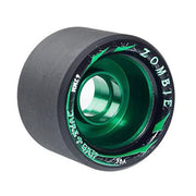 Sure-Grip Zombie Alloy Indoor Roller Skate Wheels Max Black/Green - 4 pack - Lucky Skates