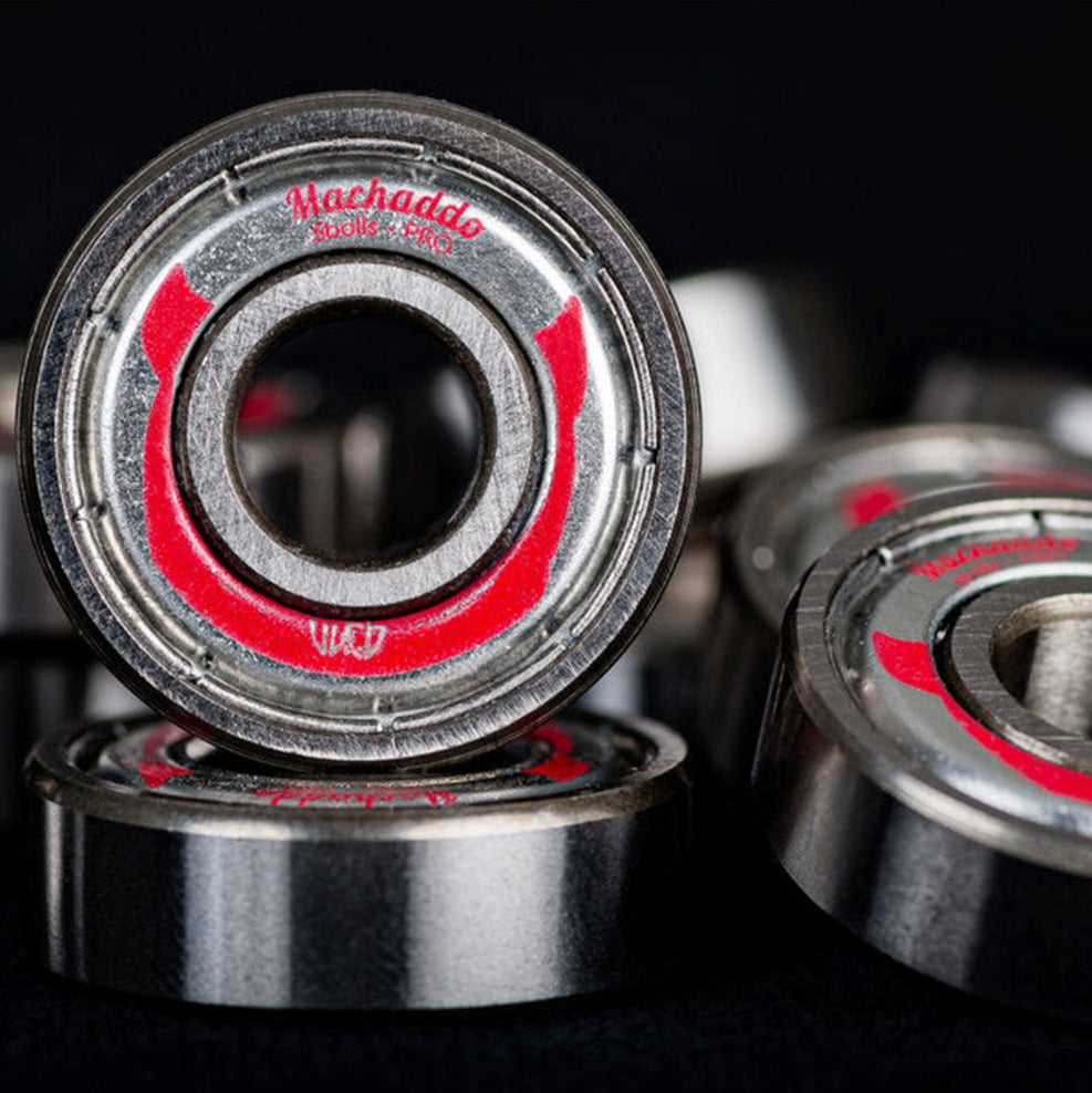 Wicked Nicoly Machaddo Skate Bearings Silver - 16 Pack - Lucky Skates