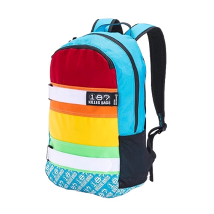 187 Killer Pads Rainbow Skate Backpack Lucky Skates