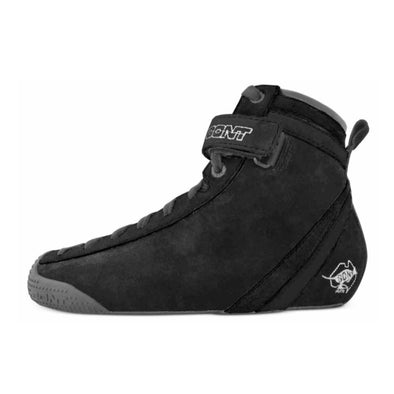 vegan all black high top roller skate boots