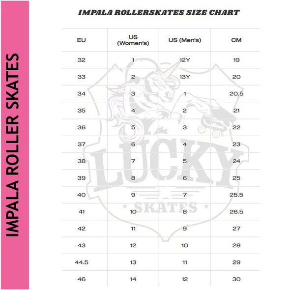 Marawa Rose Gold Impala Roller Skates *Last pairs* EU 41, 42