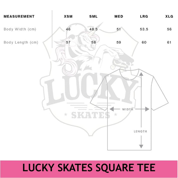 Lucky Pineapple Grey Square Tee