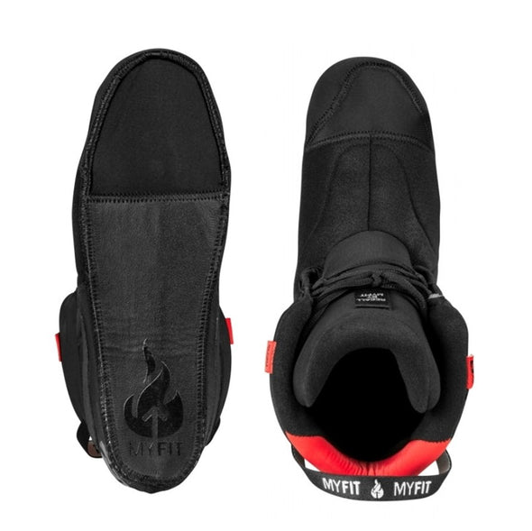 black inline skate liner myfit heatable 