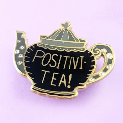 positivive tea pin 