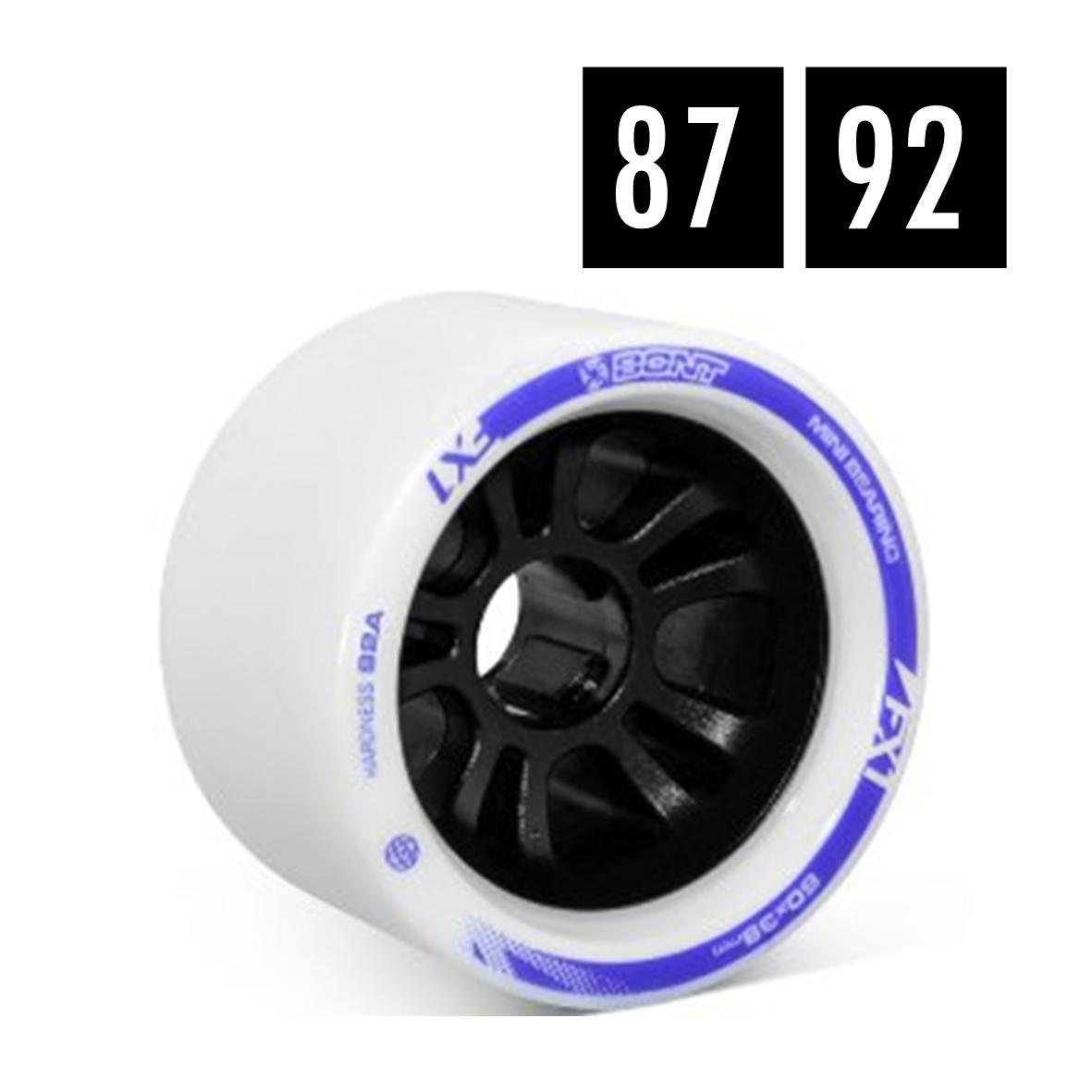 Bont FX1 Indoor Roller Skate Wheels 87A / 92A Lucky Skates Lucky