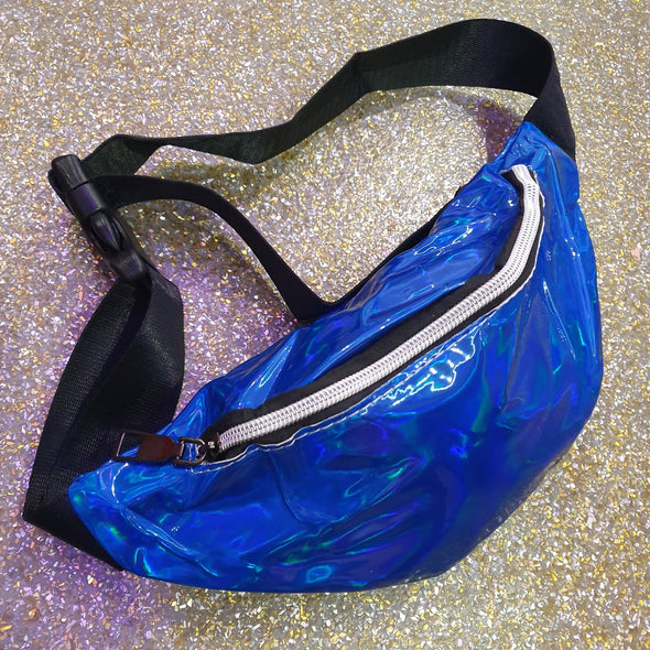 Holographic 1 Zip Fanny Pack