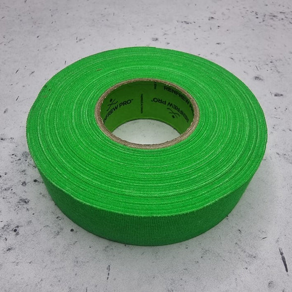 lime green renfrew hockey tape roll