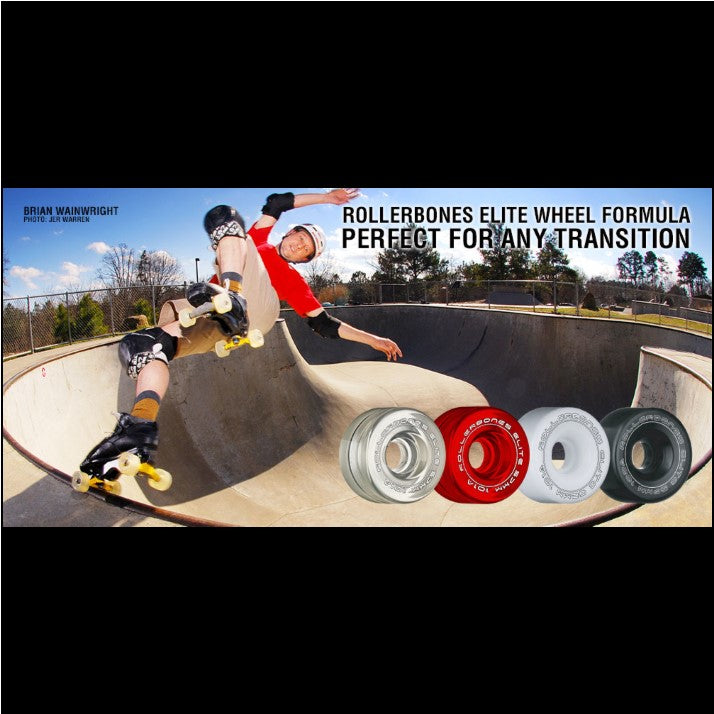 Rollerbones Art Elite Wheels Black 101A Lucky Skates Lucky Skates