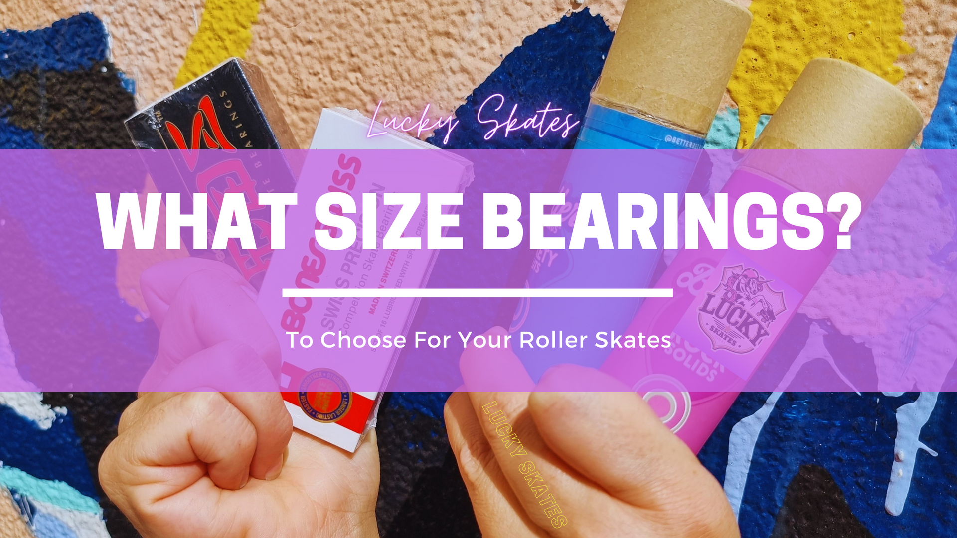 What size bearings do you need for your roller skates? - Lucky Skates 