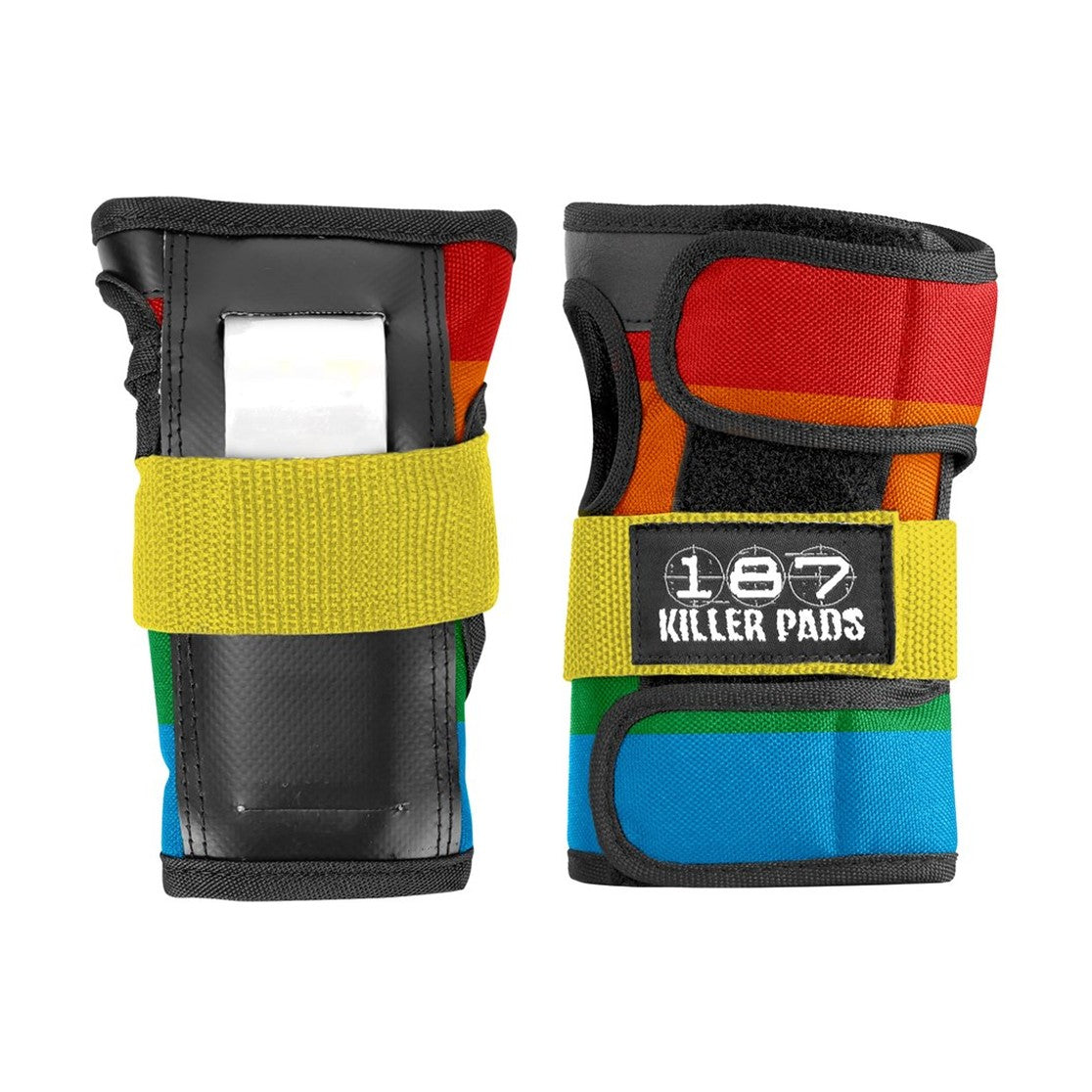 187 Killer Rainbow Wrist Guards - Lucky Skates