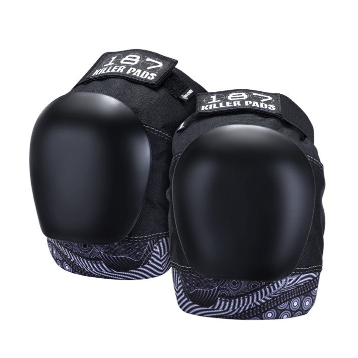 187 pro knee pads black patterned