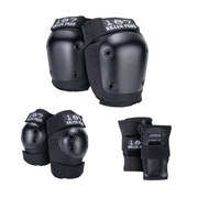187 Killer Adult 6 Pack Black - Knee Pads / Elbow Pads / Wrist Guards - Lucky Skates