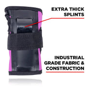 187 Killer Adult Wrist Guard Pink and Teal - Lucky Skates