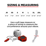 187 Elbow Pads Size Chart - Lucky Skates