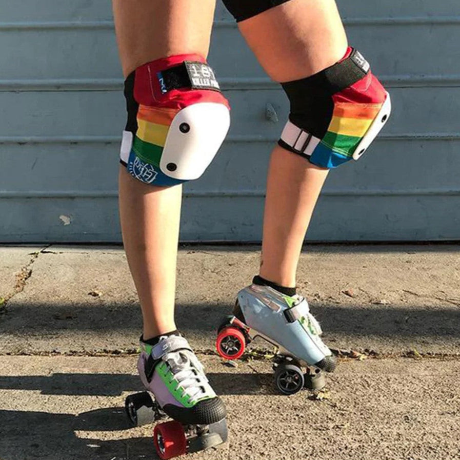 187 Killer Rainbow Slim Knee Pads - Lucky Skates