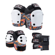 187 Killer Six Pack Pad Set Hot Wheels - Knee Pads / Elbow Pads / Wrist Guards - Lucky Skates