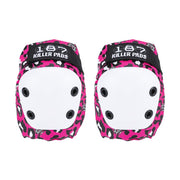 187 Killer Junior Pad Knee Pad Pink Leopard - Lucky Skates