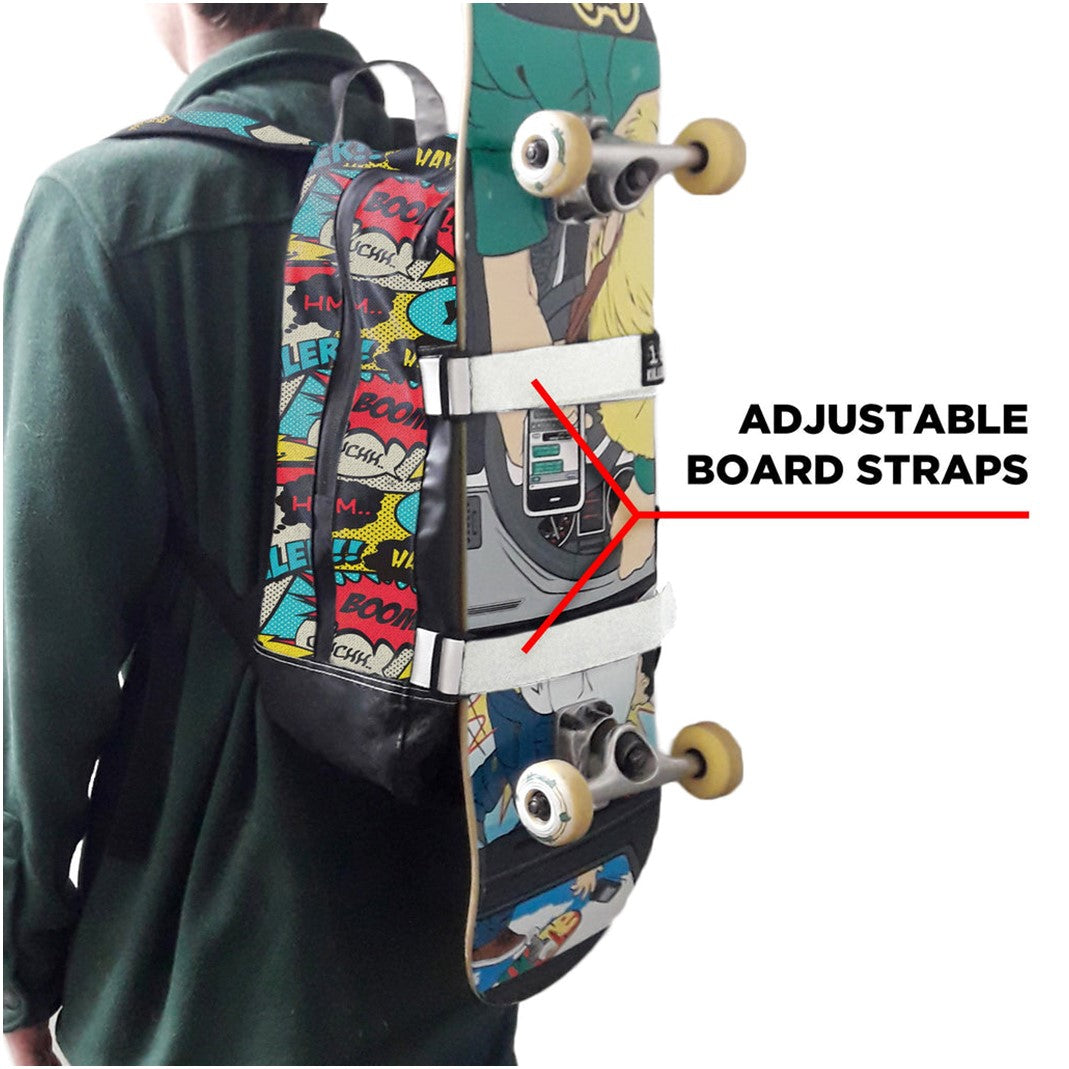 187 Killer Comic Skateboard Backpack - Lucky Skates