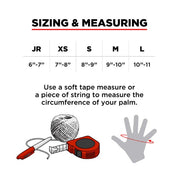 187 Killer Black Wrist Guards Size Chart- Lucky Skates