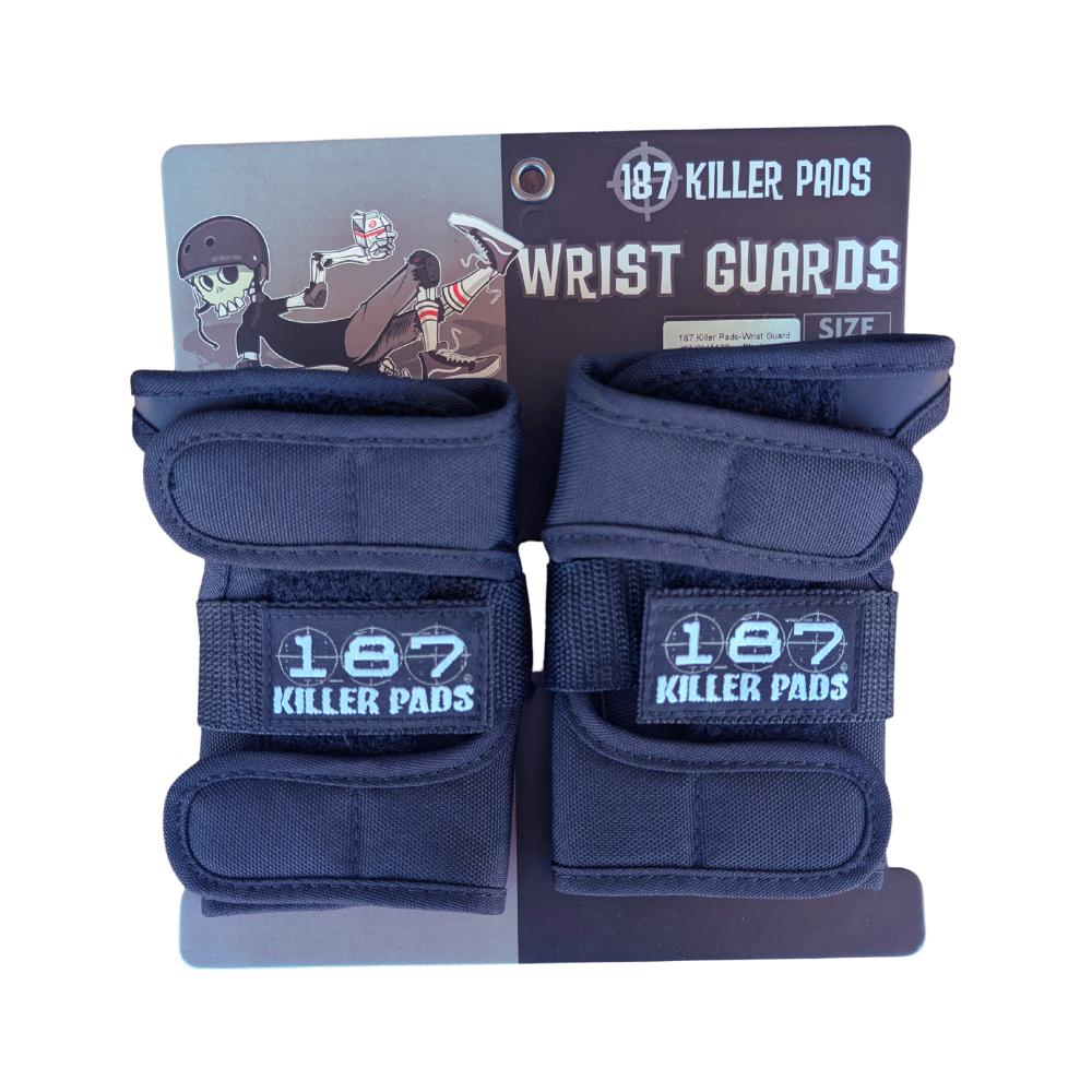 187 Killer Black Wrist Guards - Lucky Skates