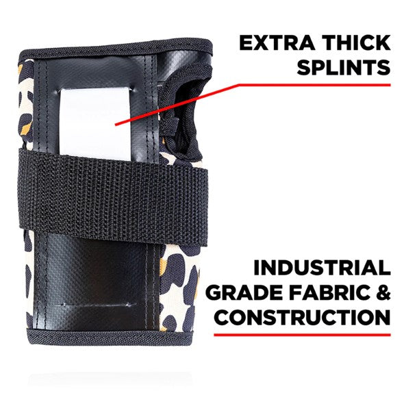 187 Moxi Skates Adult Padding Set Wild Leopard Wrist Guards - Lucky Skates