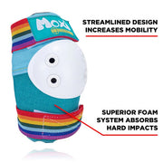187 Moxi Skates Rainbow Teal Junior Padding Set Jade Elbow Pads Wrist Guards - Lucky Skates