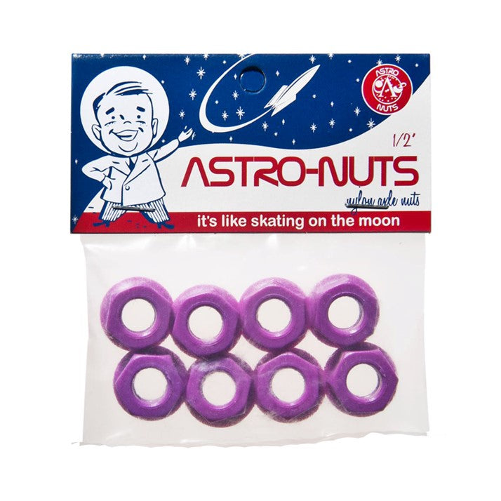 astro nuts purple nylon wheels nuts