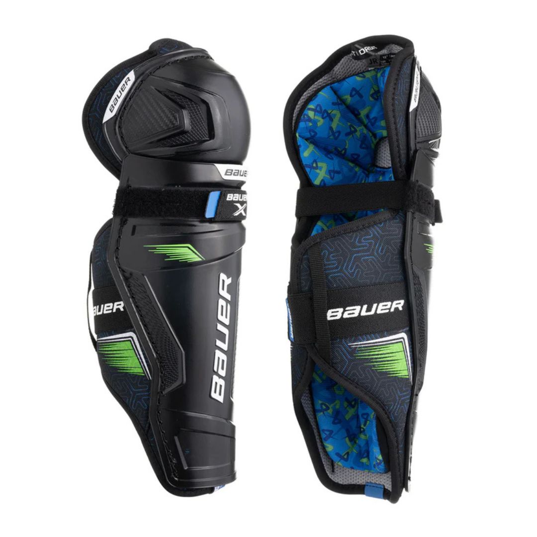 Bauer X Shin Rolller Hockey Ice Hockey Guards Junior - Lucky Skates 