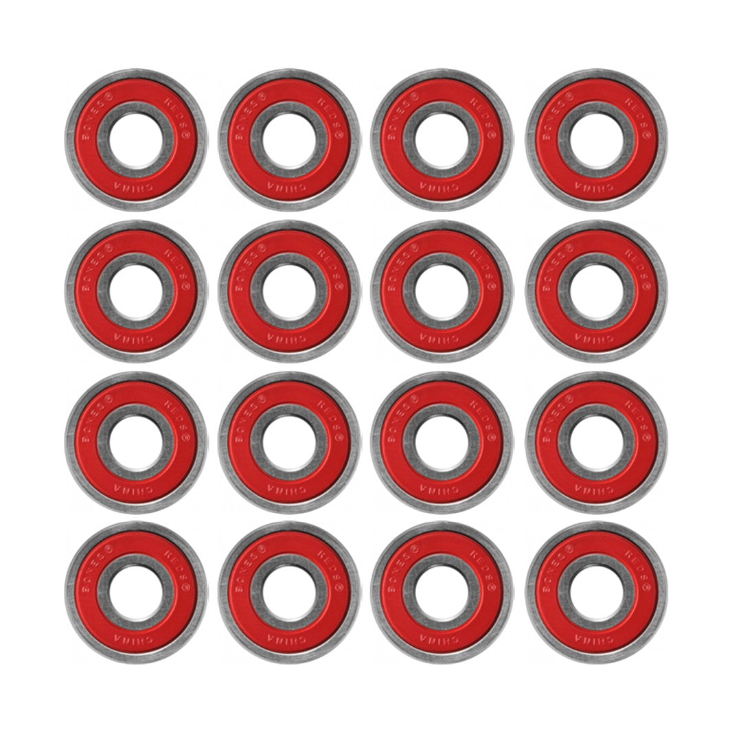 Bones Reds Skate Bearings (16) - Lucky Skates