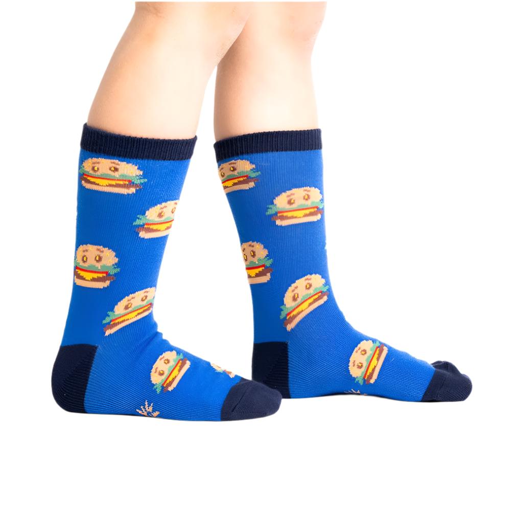 childrens burger socks 